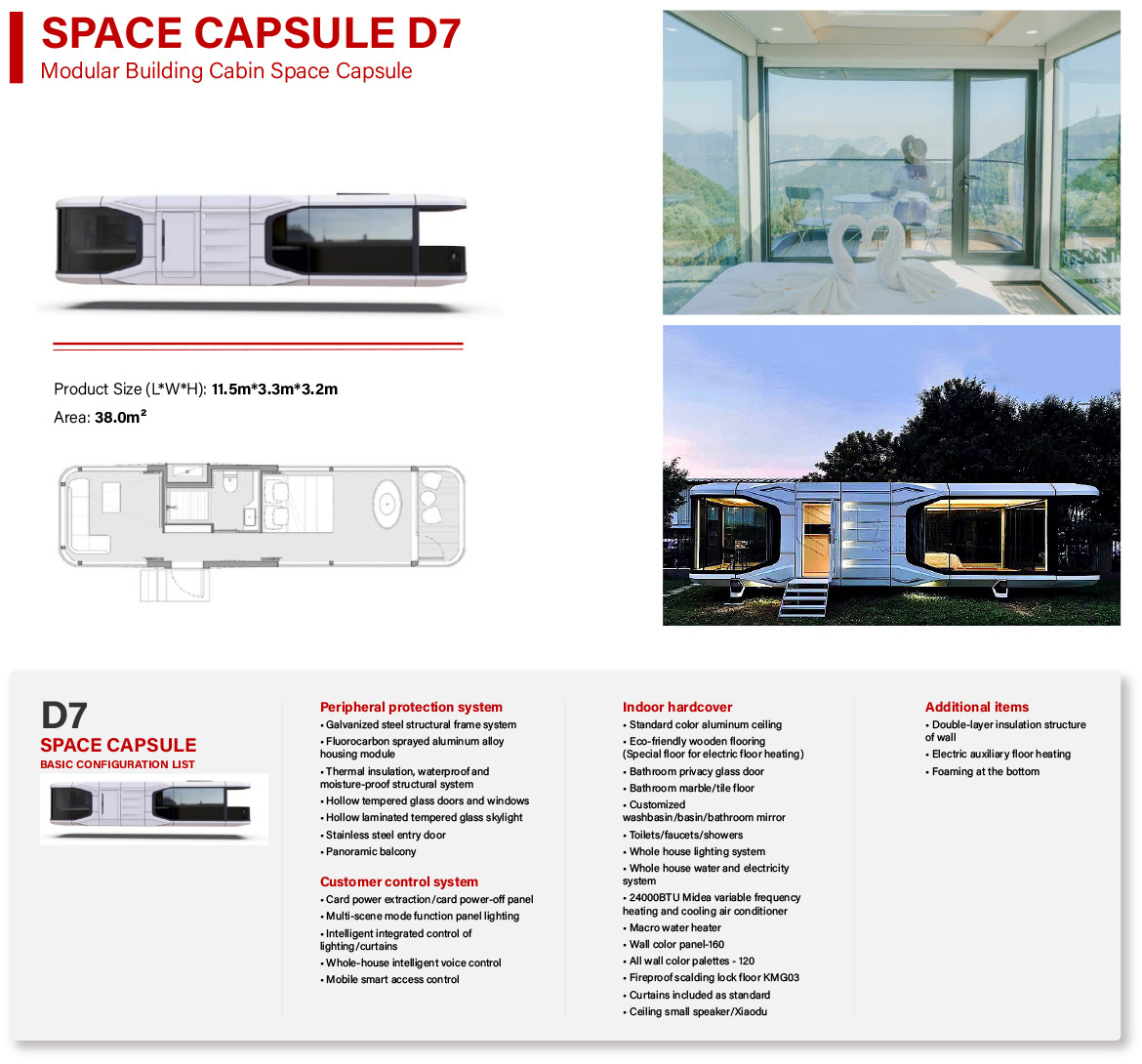 Modular Building Cabin Space Capsule