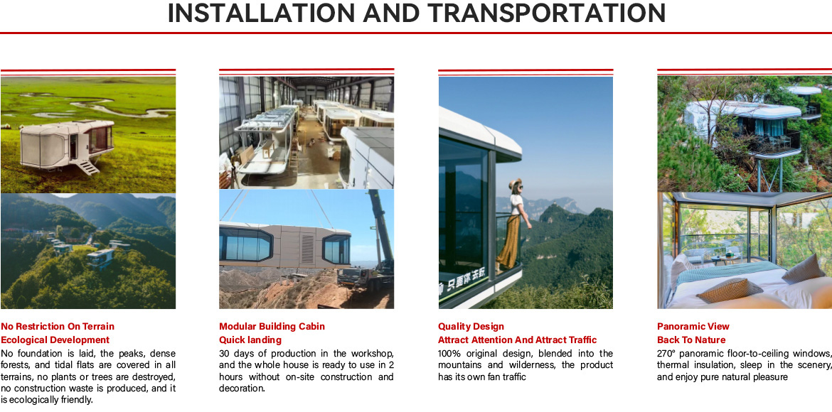 Modular Building Cabin Space Capsule