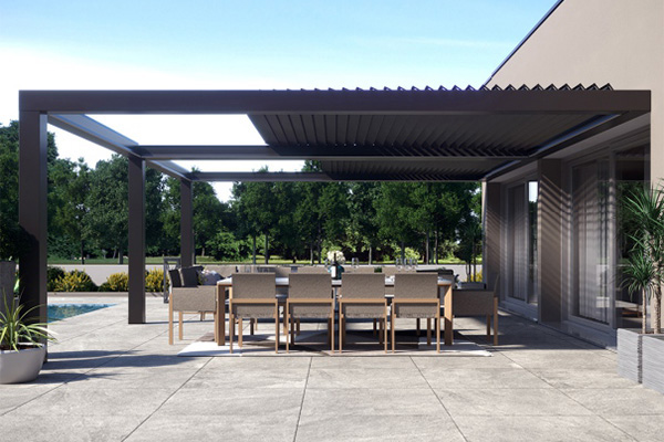 Retractable Louvered Pergola